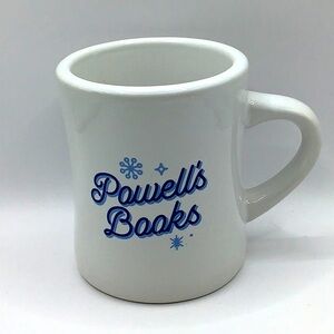 Powell's Books Mug Winter Snowman Snow Flake